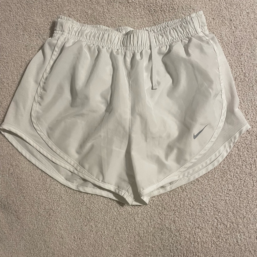 Nike Dri Fit Women's White Running Shorts